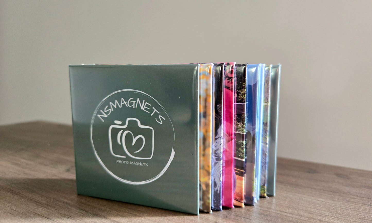 6 magnets - 2.5 x 2.5 in
