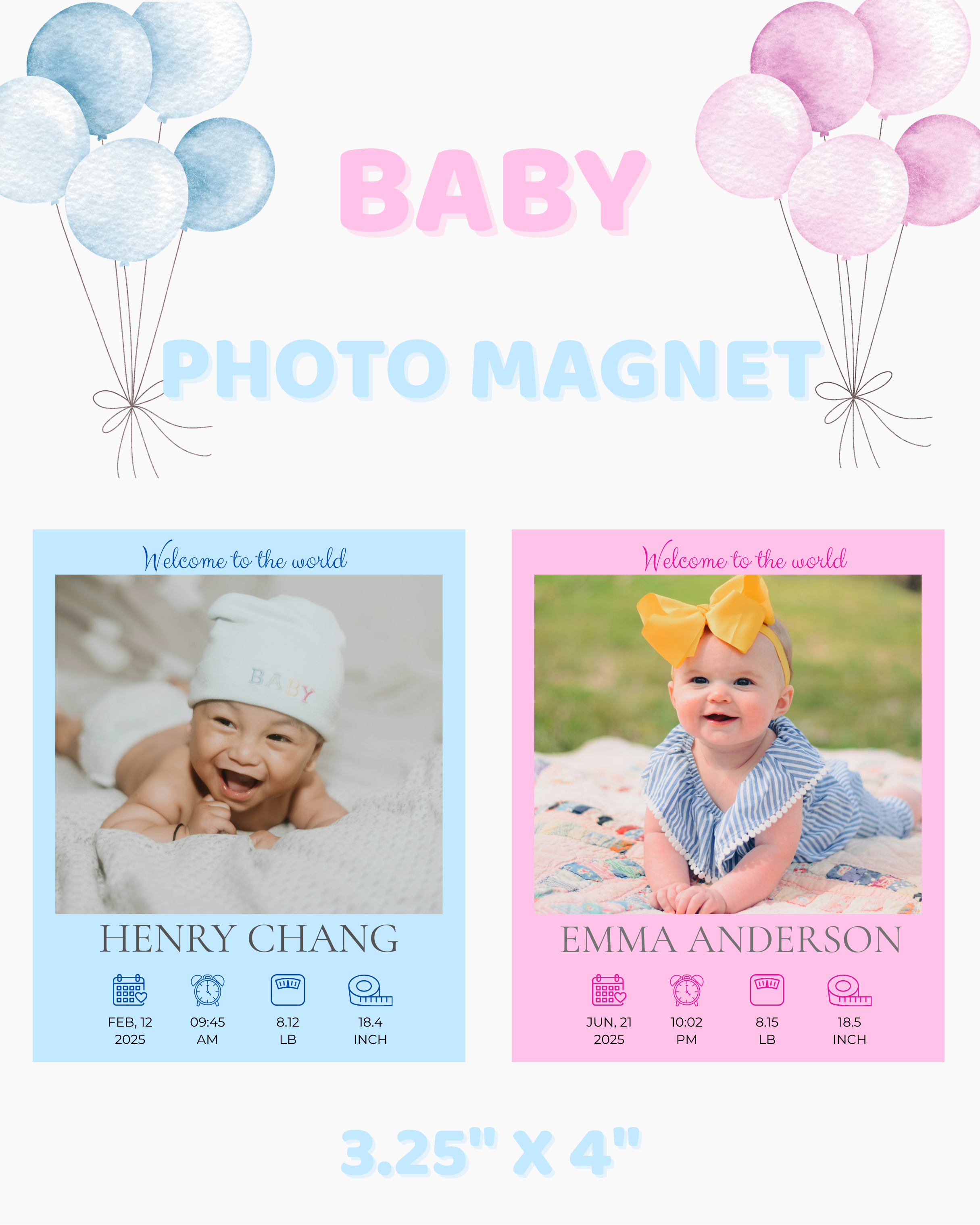 Baby Photo Magnet