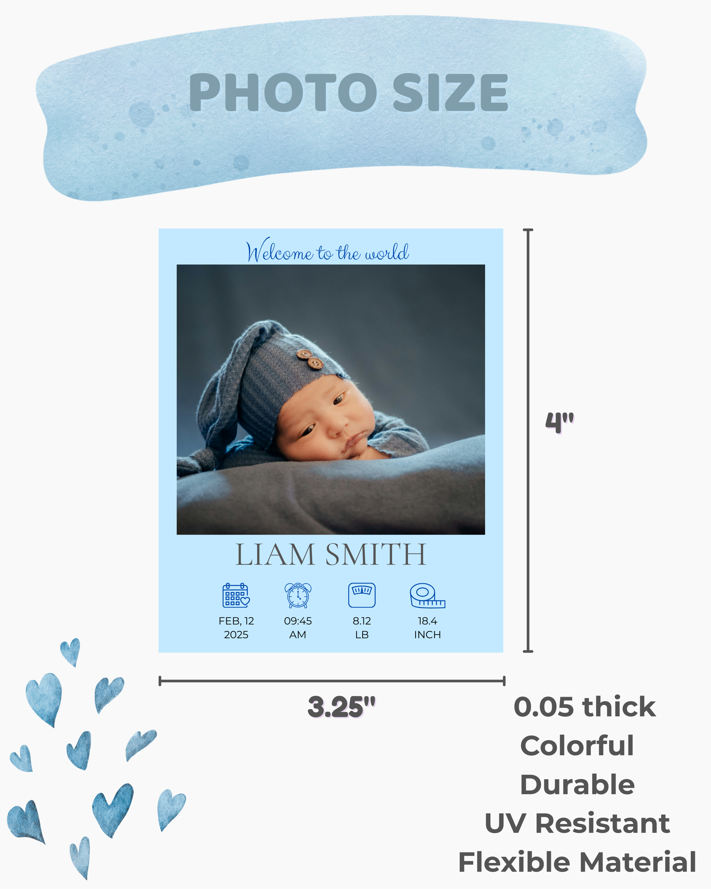 Baby Photo Magnet